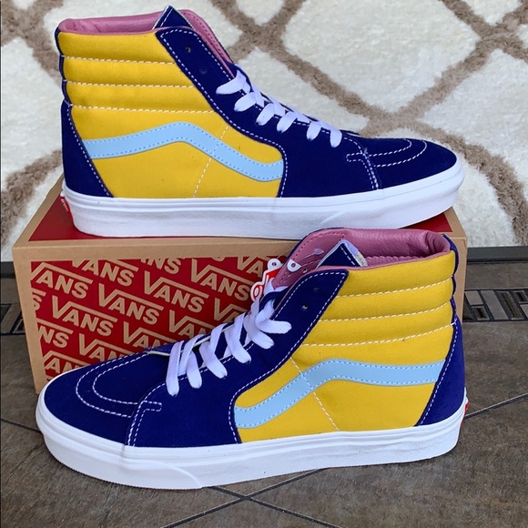 VANS Sk8-Hi SUNSHINE Multi/True White men’s - Picture 2 of 16